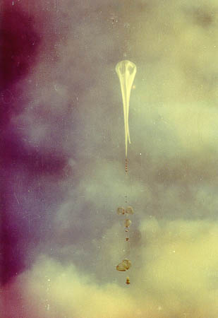 Гамма-телескоп ''Наталия-1'' в полёте. 3 ноября 1977 г.